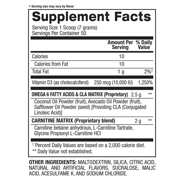 BPI Sports CLA + Carnitine 50 Servings