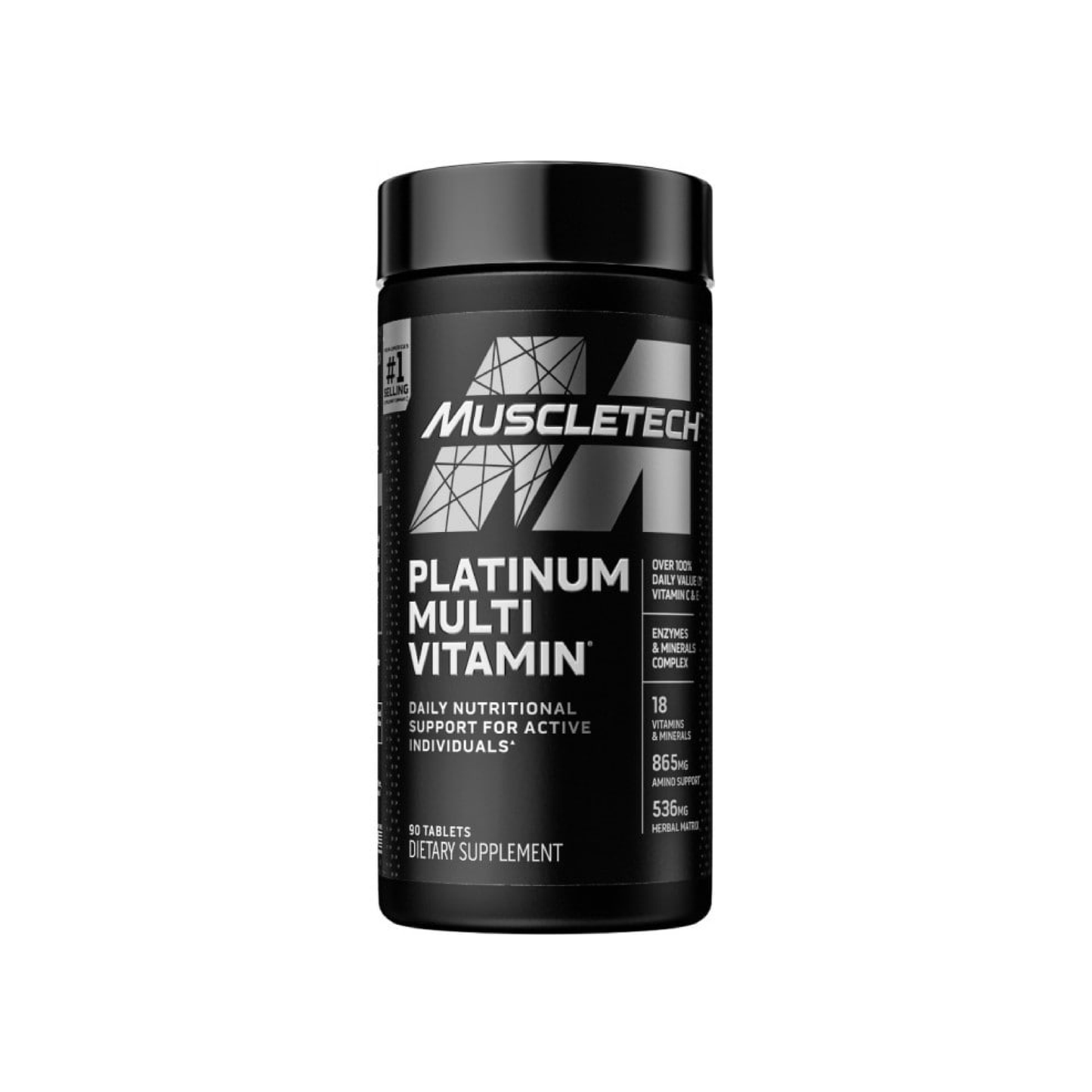MuscleTech Platinum 复合维生素 90 粒胶囊