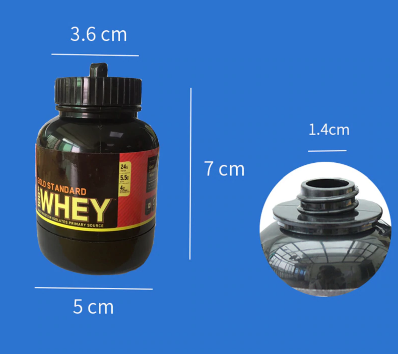 Protein Powder Container Portable