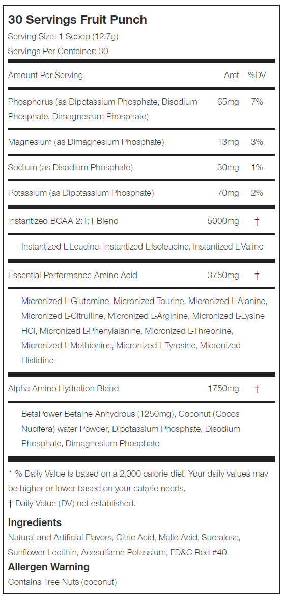 Cellucor Alpha Amino 30 Servings