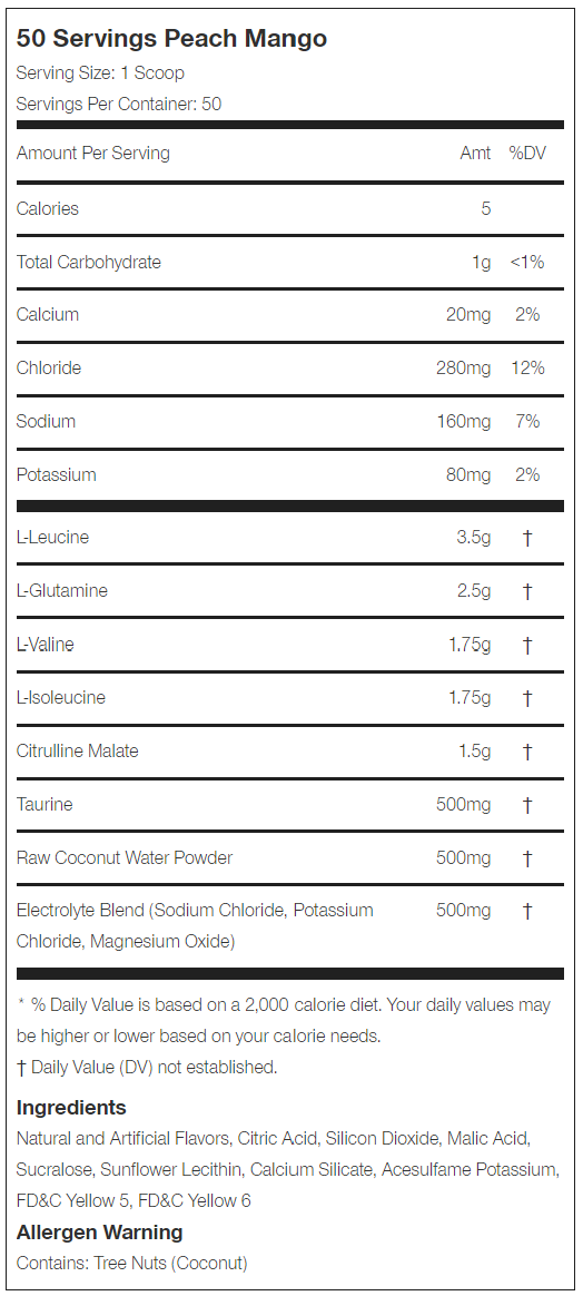 Rule 1 R1 Train BCAAs 50 Servings