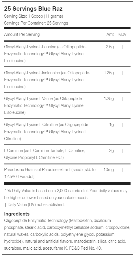 BPI Sports Best BCAA Shredded 25 Servings