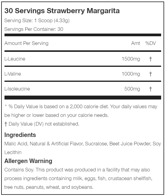 FitMiss BCAA 30 Servings