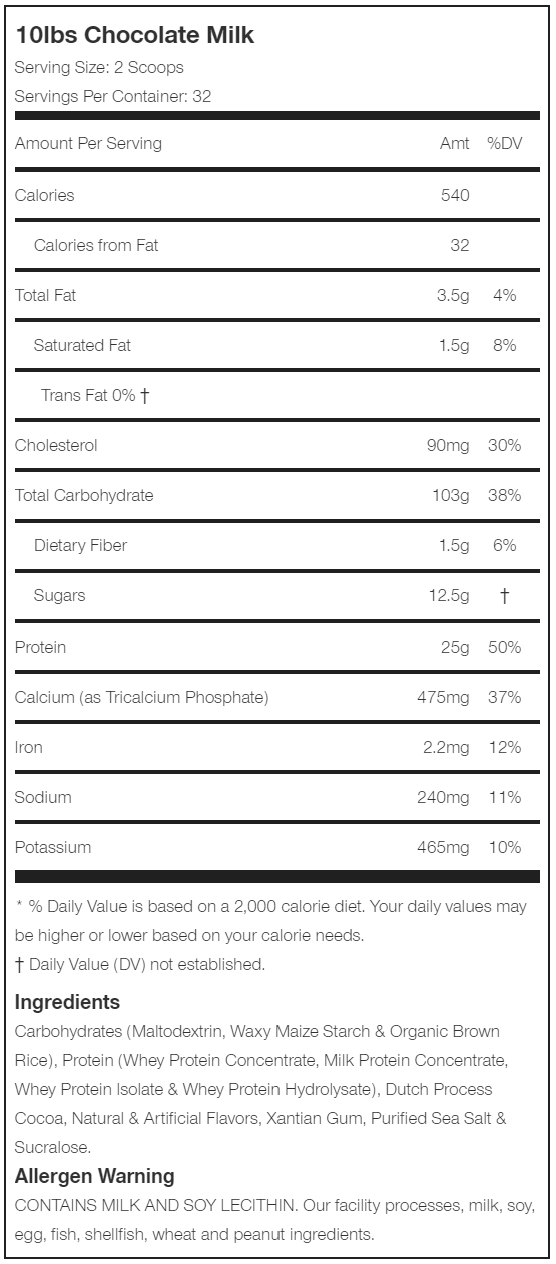 Ronnie Coleman Gainer XS 10lbs