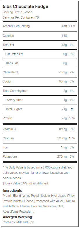 Rule 1 R1 Protein Isolate 5lbs