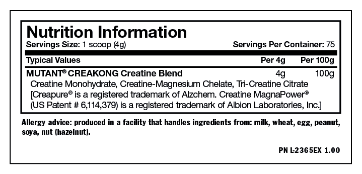 CREAKONG 75 Servings