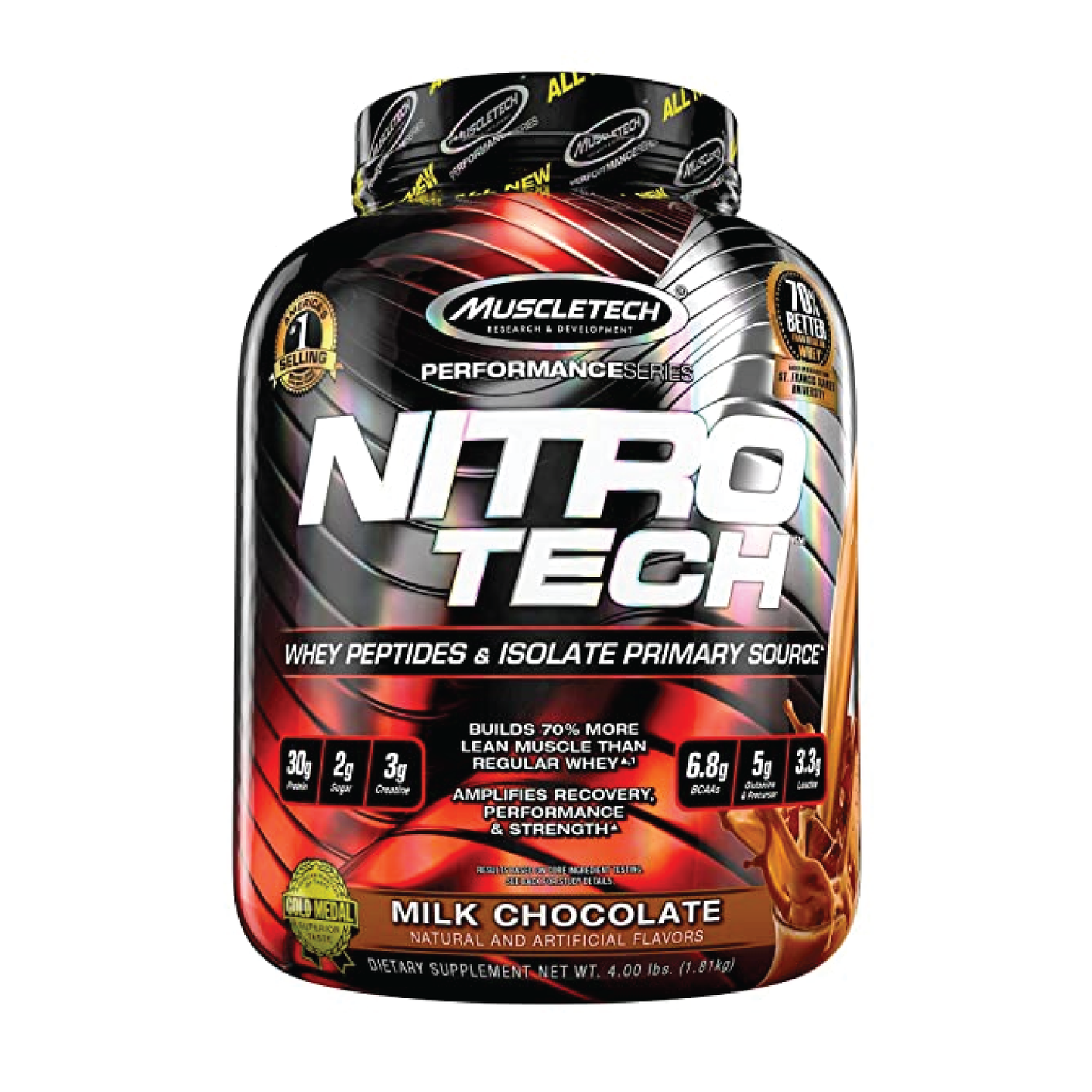 MuscleTech Nitro-Tech Performance Series 4lbs