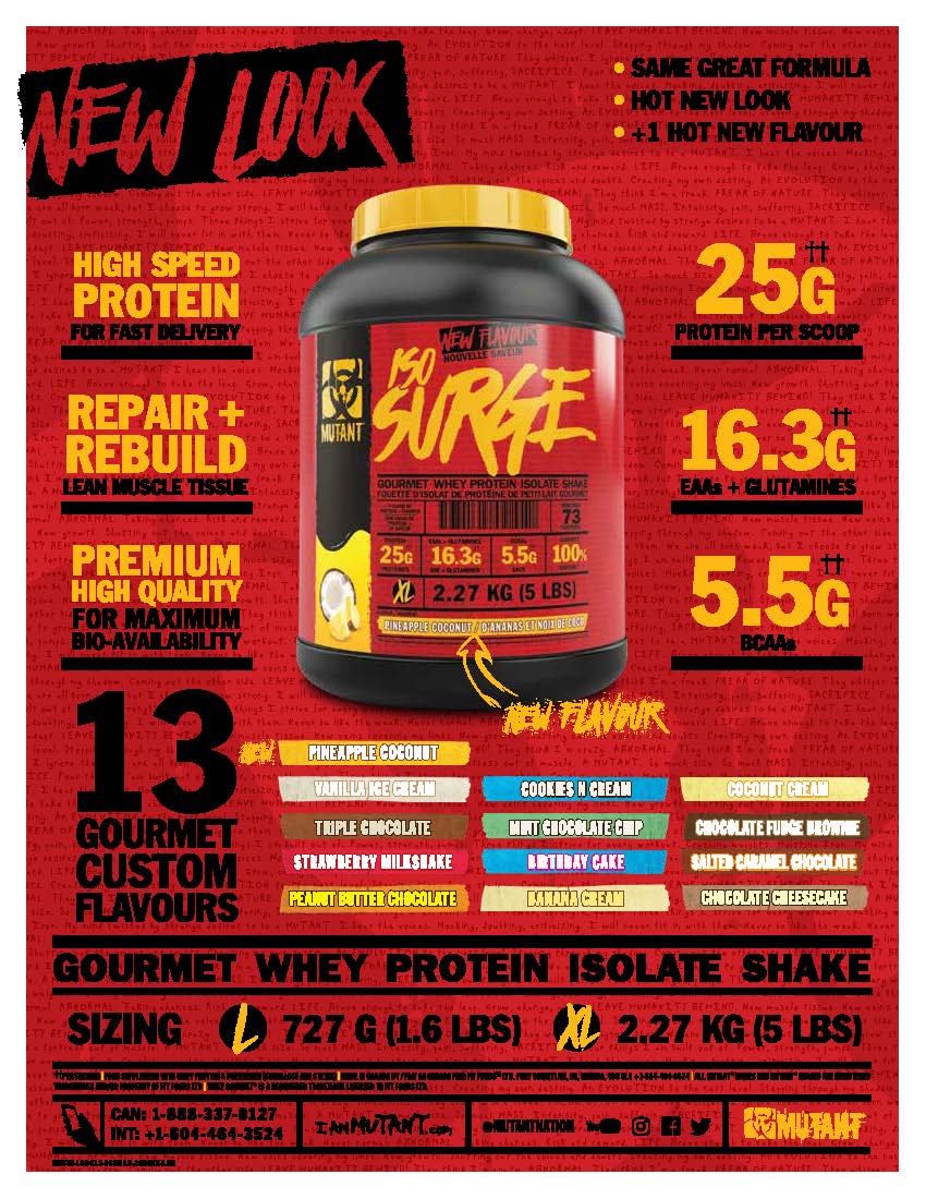 Mutant ISO Surge 5lbs