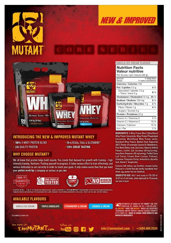 Mutant Whey 5lbs