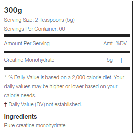Dymatize Creatine Micronized 60 Servings