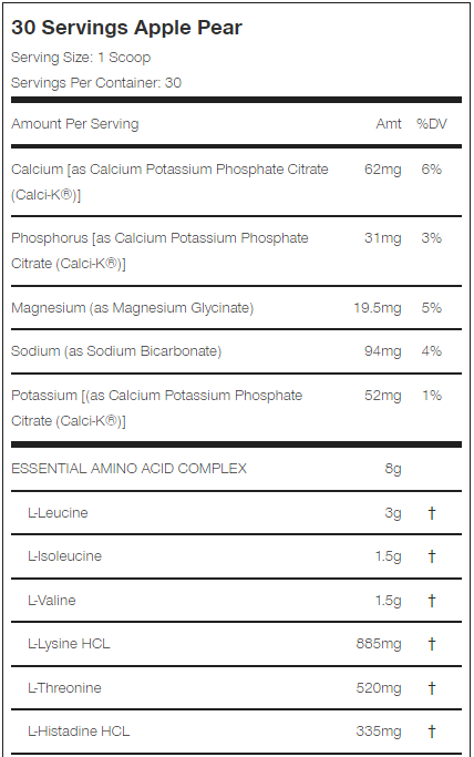 Nutrex EAA + Hydration 30 Servings