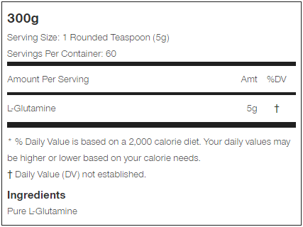 Optimum Nutrition 纯谷氨酰胺粉 60 份