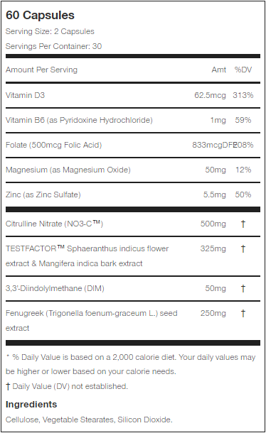 Cellucor P6 Alpha 60 Capsules