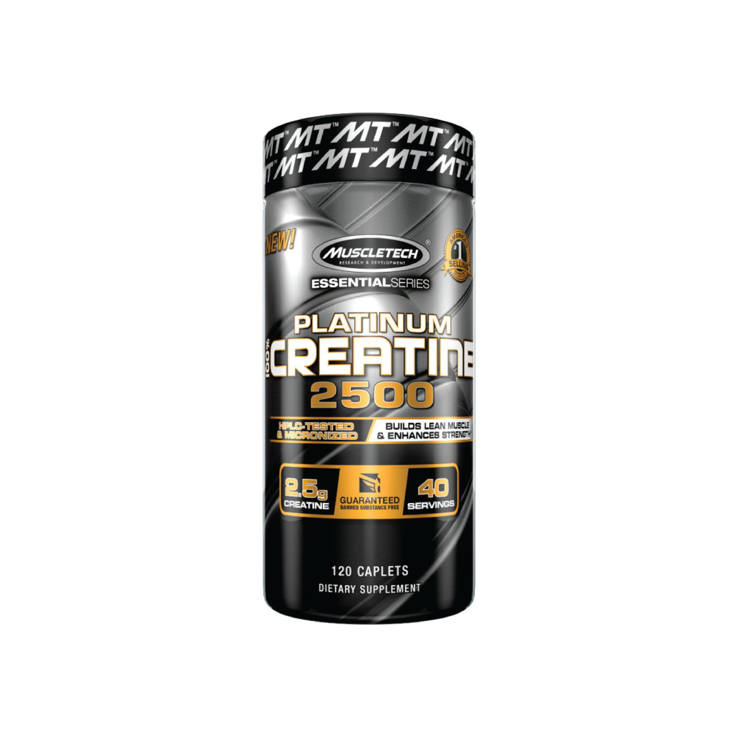 MuscleTech Platinum 100% 肌酸 2500 120 粒