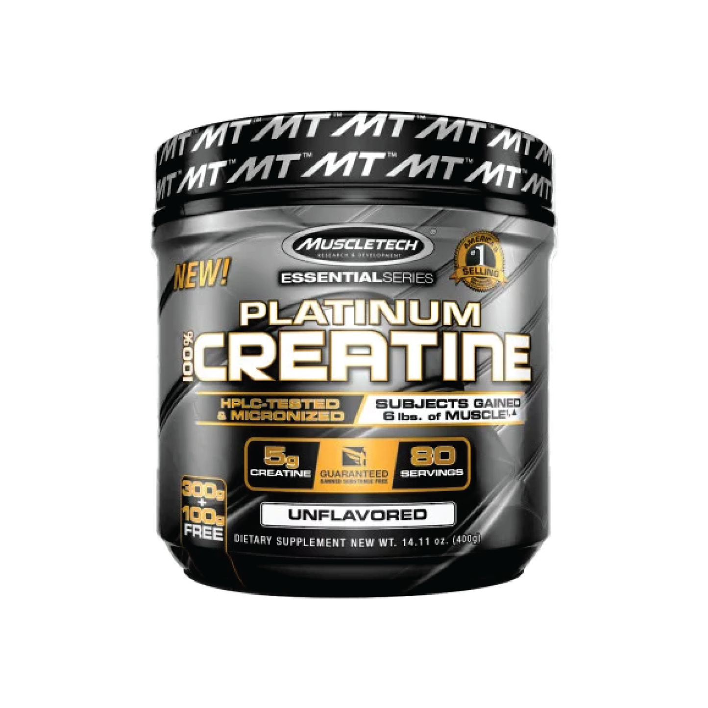 MuscleTech Platinum 100% 肌酸 80 份