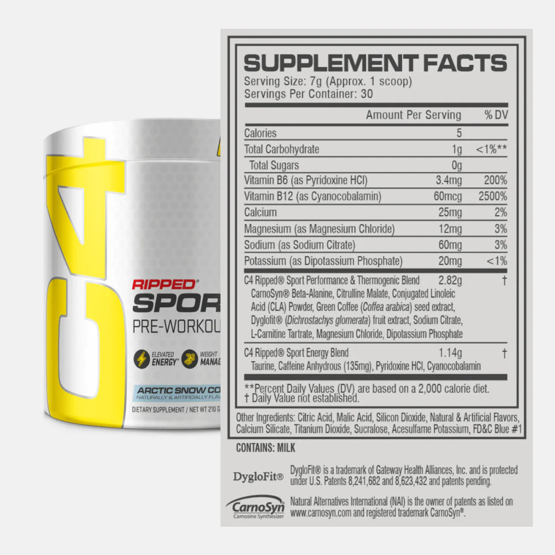 Cellucor C4 Ripped Sport 30 Servings