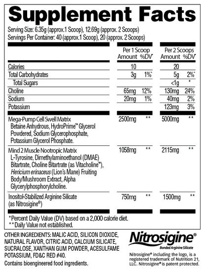 PUMPTROPIC STIM-FREE - 40 Servings