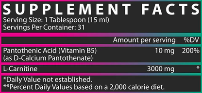 NUTREX LIQUID CARNITINE 3000 - 31 Servings