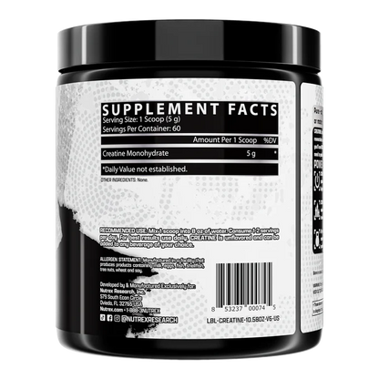 NUTREX CREATINE MONOHYDRATE - 60 Servings