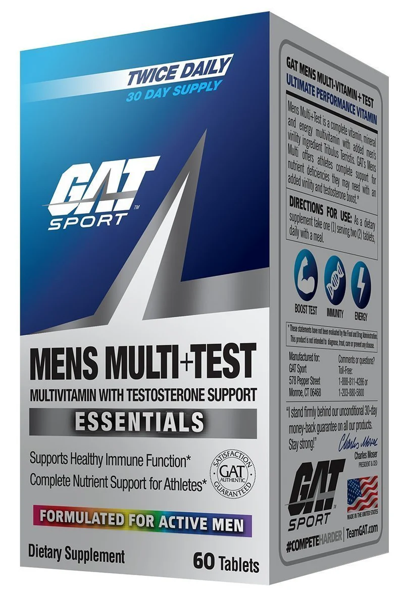 MENS MULTI+TEST VITAMIN - 60 Tables