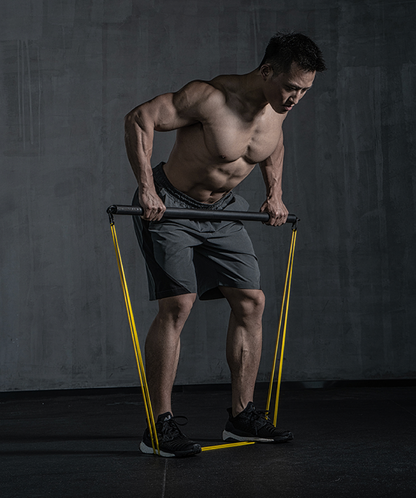 Z. PORTABLE RESISTANCE WEIGHT BAND BAR 8Home Store