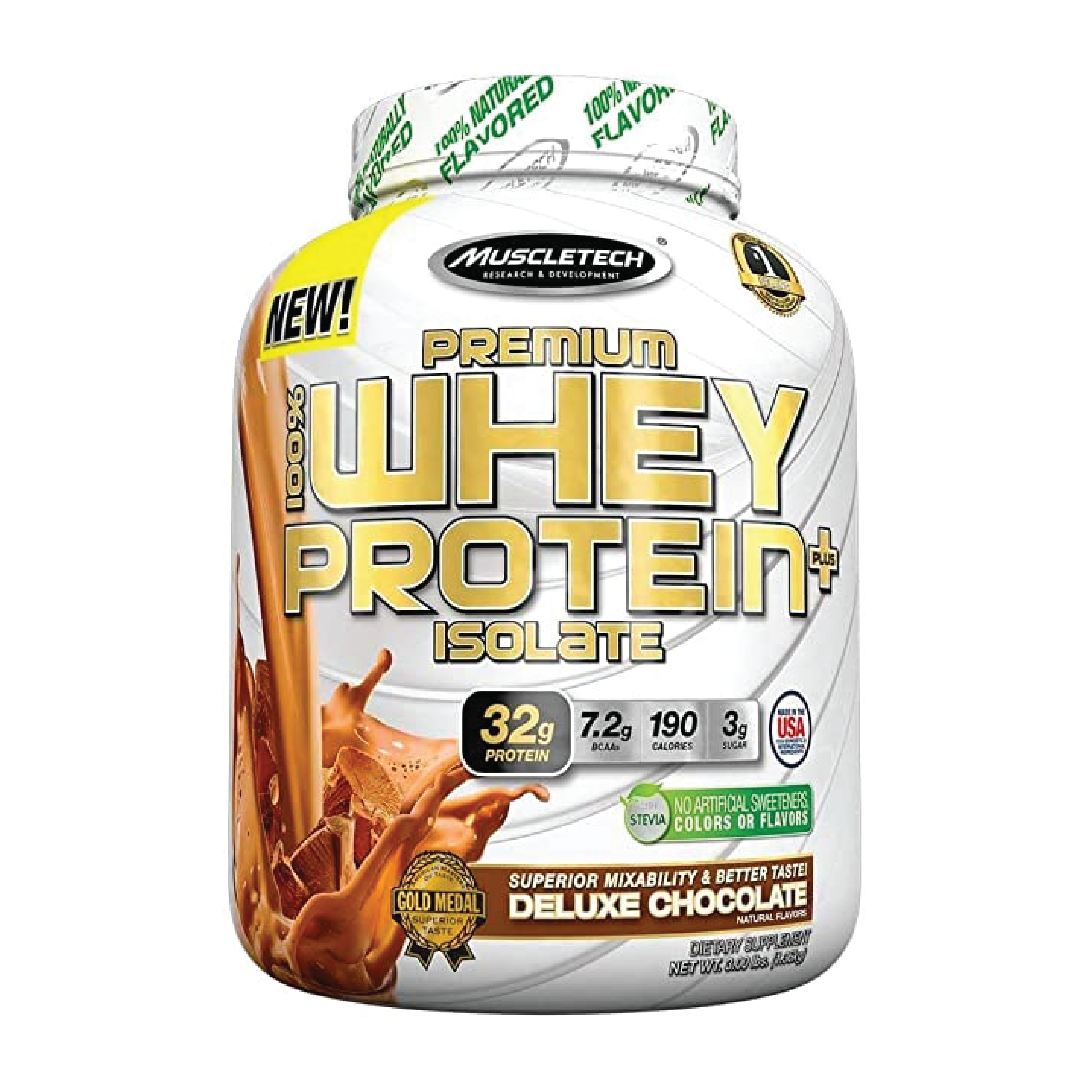 MuscleTech Premium 100% Whey Protein Plus Isolate 3lbs – 8Home Store