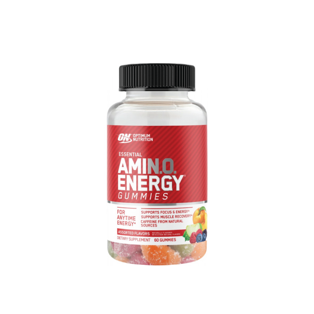 Optimum Nutrition Amino Energy Gummies 60 Gummies Assorted Flavors