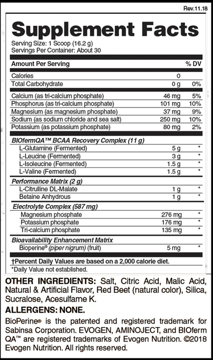 AminoJect 30 Servings