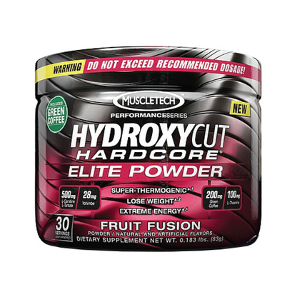 MuscleTech Hydroxycut Hardcore Elite Powder 30 Servings