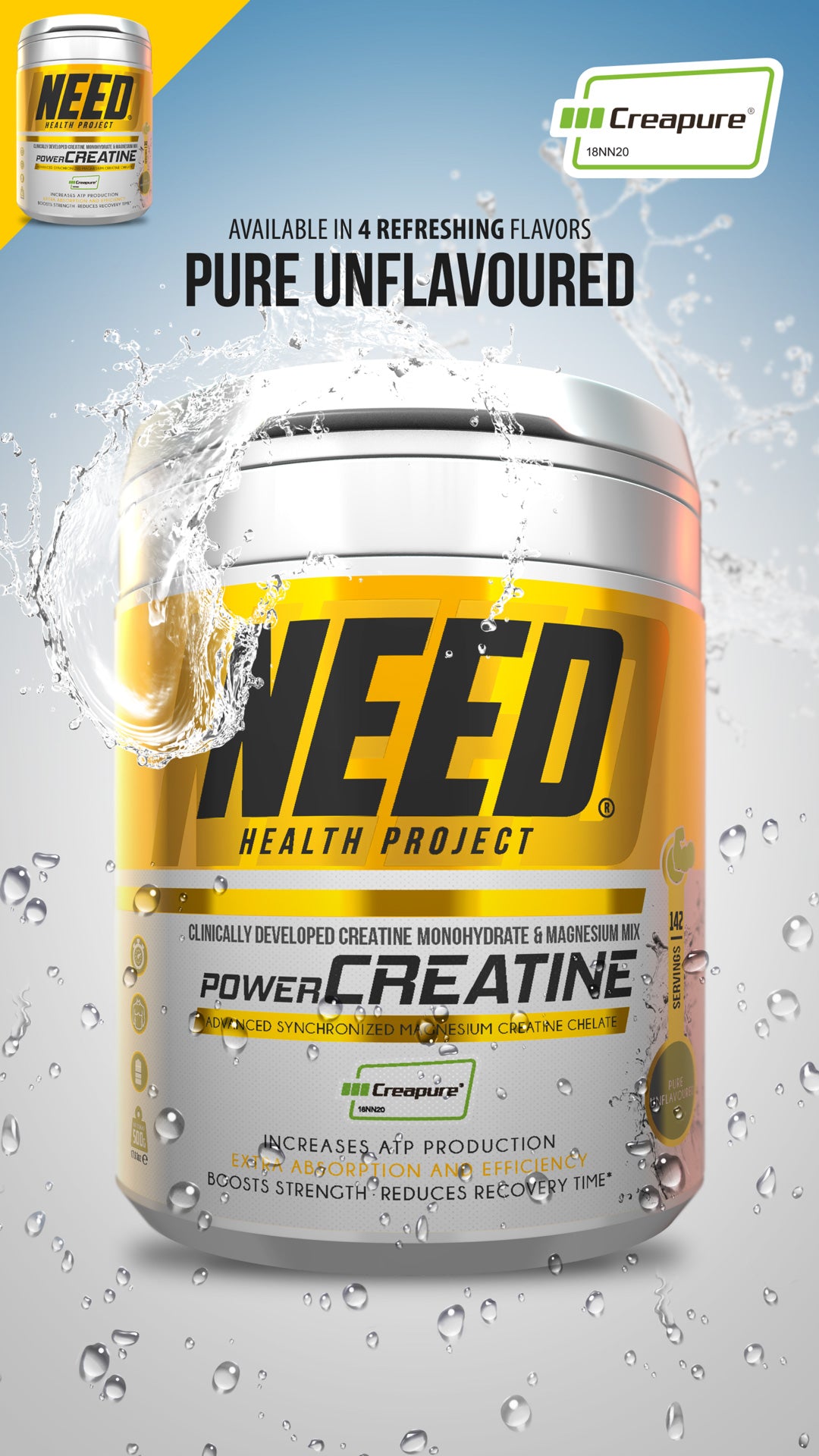 POWER CREATINE 125 Servings