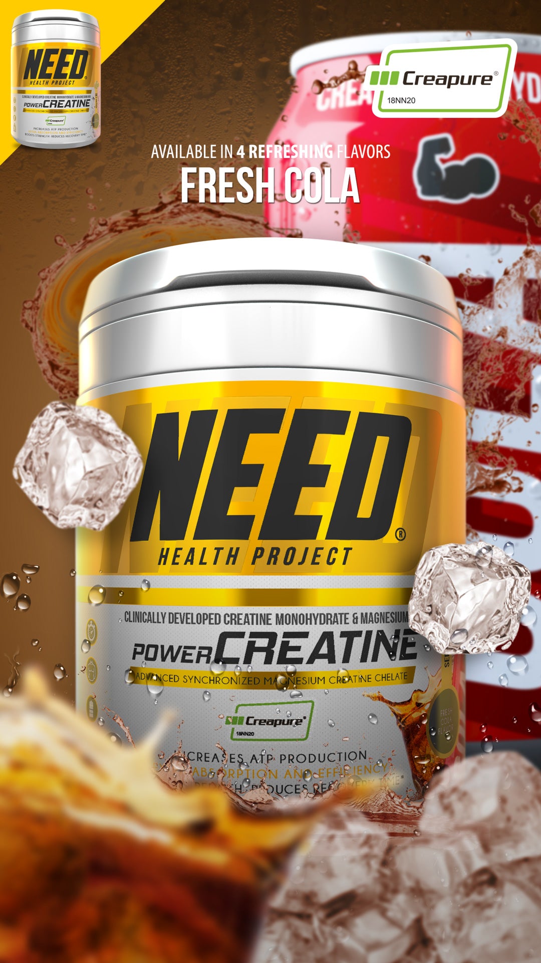 POWER CREATINE 125 Servings